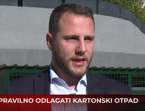 ♻ Prvi kavez za kartonski otpad u Nikšiću!